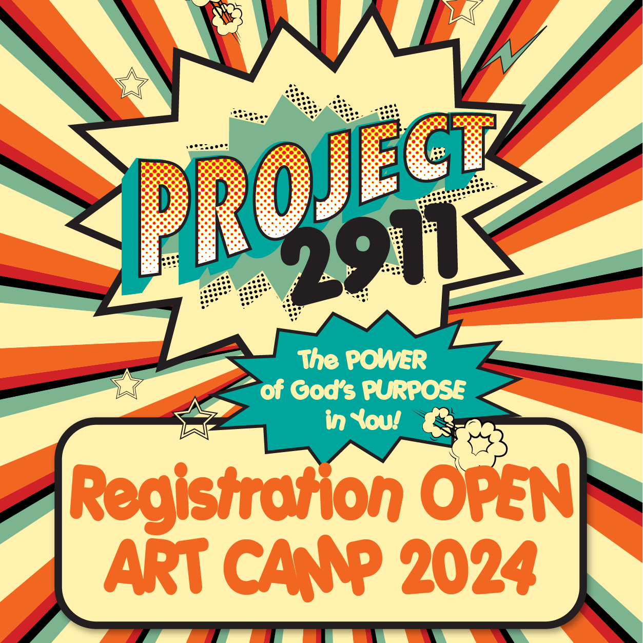 Registration OPEN ~ ART CAMP 2024!